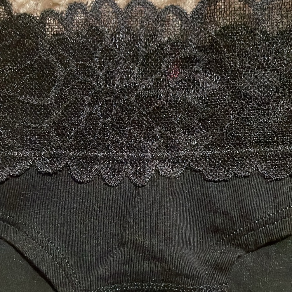 NWT PINK Victoria’s Secret Black Lace Extra Low Rise Hipster Panty - Picture 6 of 12